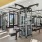 a gym with exercise equipment